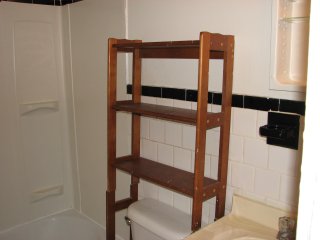 Bathroom shelves