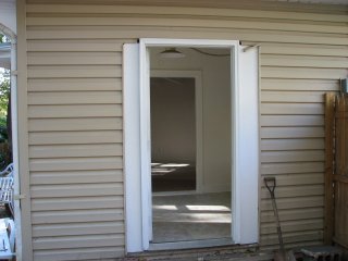 Dining room door