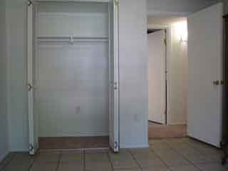 Downstairs
                  bedroom, vinyl floor